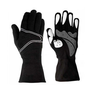 Women's Beige Leather <b>Touchscreen</b> <b>Gloves</b> WRIST Full Finger Split Cuff Cashmere Lined Casual Daily Use Soft Grain Palm Needle - Product Image 2