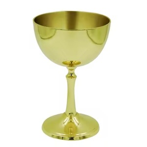 Decorative Brass <b>Wine</b> <b>Goblet</b> Intricate Engraved Chalice Vintage Metal Drinking Cup Elegant Table Accent - Product Image 5