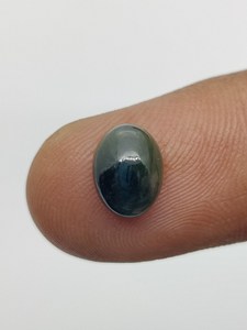 Natural Australian Blue Sapphire Oval Cut Cabochon No Heat Loose Gemstone Premium Jewelry Making Stone Third Party Certified - Product Image 2
