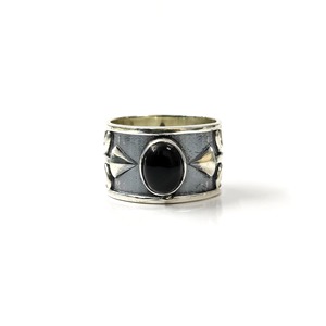 Men's Black Onyx <b>Fine</b> <b>Ring</b> 9.9 Grams - Product Image 1