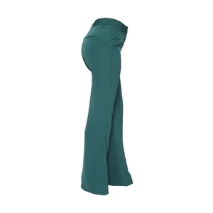 Pantalones Largos de Algodón para Mujer, Estilo Flapper, Transpirables, de Alta Calidad, de Pierna Ancha, Cintura Alta, Holgados - Product Image 4