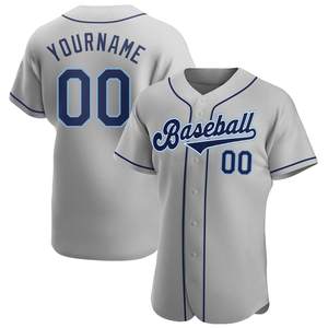 Maillots de baseball personnalisés pour équipes masculines |   Uniformes de baseball en polyester imprimés par sublimation, UPF 50+, séchage rapide, antibactériens, manches courtes - Product Image 1