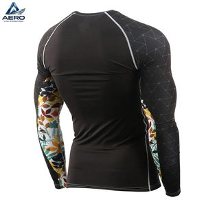 Rashguard de Manga Larga para MMA y BJJ con Diseño Personalizado, de la Mejor Calidad, para Entrenamiento Físico Masculino, de Secado Rápido, para Adultos - Product Image 3