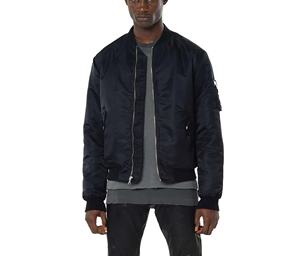 Blouson d'aviateur d'hiver en nylon avec fermeture éclair pour hommes Blousons d'aviateur à fermeture éclair pour hommes faits sur mesure Blousons d'aviateur à la mode en gros - Product Image 3