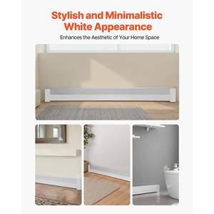 Serie Premium, cubierta de calentador de placa base de acero resistente de 4 pies, fácil instalación para mejorar el hogar, reemplaza el Frente blanco antiguo - Product Image 6