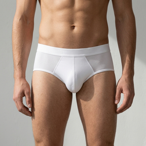 Calzoncillos de Algodón Puro para Hombre, Tejidos, Finos, Transpirables, Absorbentes de Sudor, Suaves y Cómodos, Venta al Por Mayor - Product Image 5