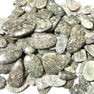 Cabochon en forme de poire ovale naturel de haute qualité de qualité AAAA certifié par IGI pour la fabrication de bijoux crinoïdes pierre en vrac - Product Image 3