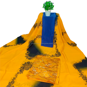 La mejor ocasión, nuevo vestido Somlai de seda pura para mujer para Swiss Orange Dirac Lili Effect Digital Draw Jacquard a juego Fransawi - Product Image 5