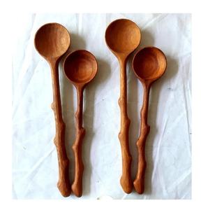 Cuchara de madera hecha a mano con forma de cola de ballena Doussie para cocinar, vajilla, utensilios de cocina para el hogar, restaurante, cena, fiesta, boda, regalo. - Product Image 6