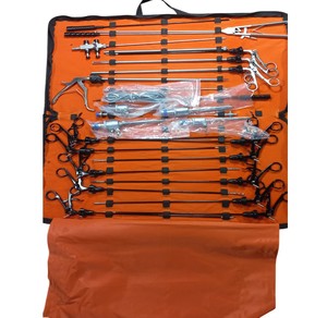 Kit Completo de Instrumentos Laparoscópicos de Acero Inoxidable para Cirugía Mínimamente Invasiva, Incluye Trócares y Portaagujas - Product Image 4