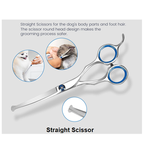 Kit de peluquería canina, kit de aseo para perros, juego de tijeras profesionales para el cuidado del pelo de perros - Product Image 6