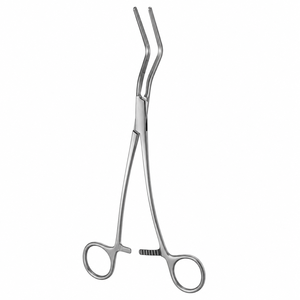 Pinza bronquial LEES, longitud de mandíbula 1-1/2 pulgadas (4 cm), longitud total 9-1/4 pulgadas (23.5 cm), instrumento quirúrgico ZETOMEDPRO - Product Image 1