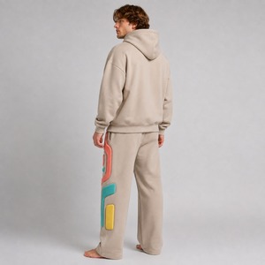 Chándal Personalizado para Hombre con Estampado Puff, Tela Premium, Impresión Tridimensional en Relieve, Diseño Cómodo, Ideal para Marcas, Venta al Por Mayor - Product Image 6