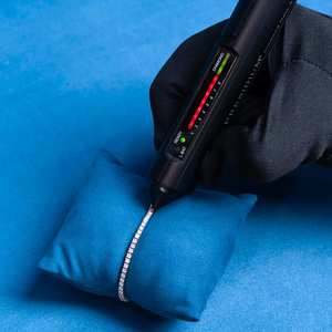 Bracelet de luxe en diamants de 2 mm pour homme, en argent, coupe ronde, style Iced Out, bijoux minimalistes - Product Image 2