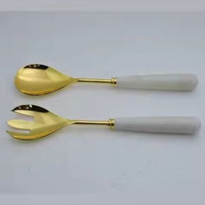 Restaurant Supply Salad <b>Server</b> Set Stainless Steel Metal <b>Buffet</b> Utensils for Dining Service - Product Image 1