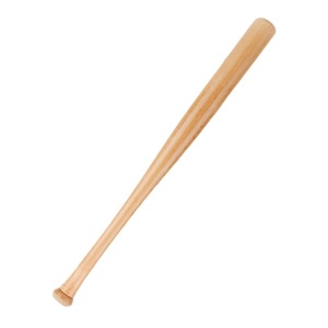 Bâton de baseball 34 pouces, barillet de 2,5 pouces, bois naturel, durable, 1 pièce, équipement de baseball pour débutants - Product Image 1