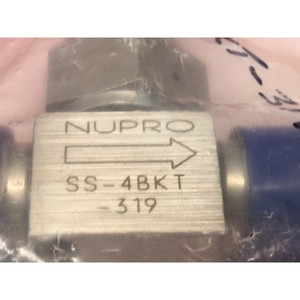 วาล์วแบบสลับ Nupro SS-4BKT-319, 129179 - อุปกรณ์และอะไหล่เซมิคอนดักเตอร์ระดับโลกที่เชื่อถือได้ - Product Image 1