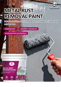 Peinture liquide métallique imperméable en polyuréthane acrylique Mi Xiang 1000 Weight pour murs, toitures et bâtiments, application au pinceau - Product Image 6