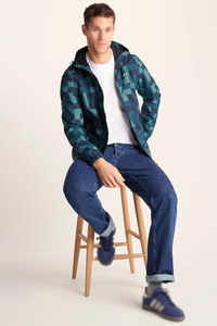 Geometric Print Men's <b>Jackets</b> Waterproof Full Zip Lightweight Windbreaker Custom Branding Low MOQ Production - Product Image 4