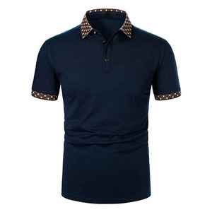 Camiseta de Manga Corta para Hombre, Verano 2026, Estilo Casual y de Negocios, Camisa Polo Bordada, Transpirable, para Uso Casual - Product Image 1