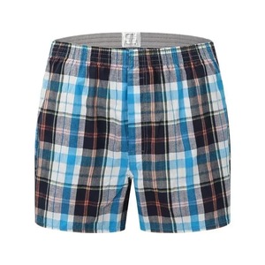 Calzoncillos bóxer de punto de spandex negro sólido para hombre, de tiro medio, de secado rápido, transpirables, con estampado digital, ropa interior para adulto - Product Image 1