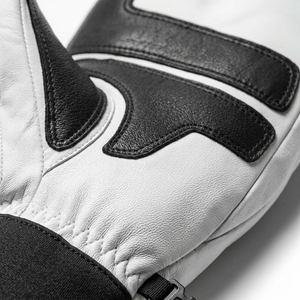Mitaines de ski d'hiver imperméables de couleur blanche, style classique, design classique OEM - Product Image 6