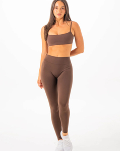 Women's High Waist Seamless Elastic Belt Yoga Legging Solid Simple Breathable Knitted Fabric Four-Way Stretch Plus Size Quick - Product Image 1