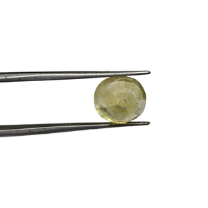 Zafiro amarillo brillante de 8.65 ct, forma redonda, piedra preciosa natural para anillos y colgantes de lujo - Product Image 1