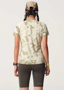 Camiseta Personalizada para Mujer, Corte Ajustado, Cuello Redondo, Tie Dye con Apliques, Tela de Poliéster y Algodón, Ligera y Transpirable - Product Image 5