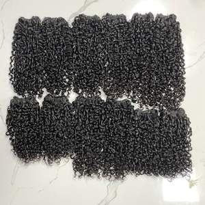 Meilleure qualité 100% extension de cheveux humains vietnamiens Afro bouclés Double dessiné pas de cuticule chimique aligné bon prix pour les femmes noires - Product Image 2