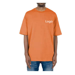 Camisetas Extra Grandes para Hombre de Alta Calidad, 100% Algodón, Logotipo Personalizado Impreso, Tela de Lona Transpirable Anti-UV, Servicio OEM/ODM al por Mayor - Product Image 2