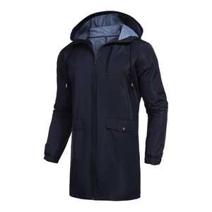 Impermeable Amarillo de EVA para Hombre, Impermeable de Longitud Media con Capucha, Resistente al Viento, Ligero, para Trabajo y Viajes - Product Image 3