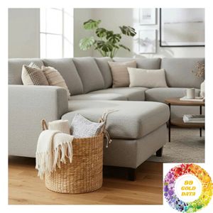 Petit panier rond en jacinthe d'eau, tissé à la main, en fibre naturelle, pour organiser bijoux, accessoires, plantes et articles ménagers - Product Image 1