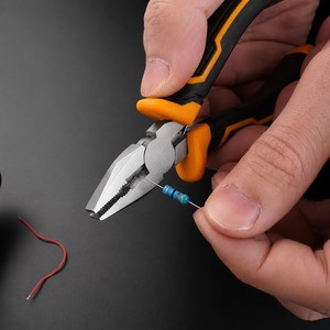 Combination Pliers Flat Nose with <b>Cutter</b> Jewelry Making Wire Bending Tool ZetomedPro - Product Image 4