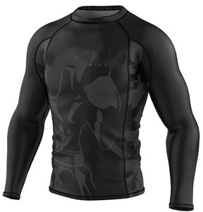 Camiseta de Manga Larga de Alta Calidad y Ecológica para Hombre, Protección UV, Secado Rápido, Anti-Rozaduras, Tejido de Poliéster/Nailon para Deportes - Product Image 1