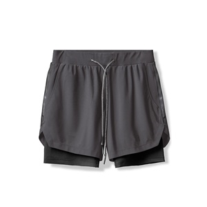 Athletic Men's Casual Drawstring Quick Dry <b>Cargo</b> Running <b>Shorts</b> <b>Lightweight</b> Breathable Gym Workout Training Elastic Mid Waist - Product Image 1