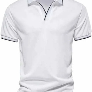 เสื้อยืดคอปกแขนสั้นผู้ชายผ้าฝ้าย - Product Image 5