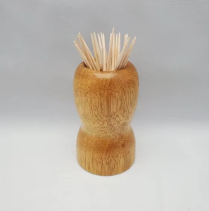 Classic Wooden Toothpick Holder Plug Powered Minimalist <b>Table</b> Decoration Eco-Friendly Natural Wood - Product Image 5