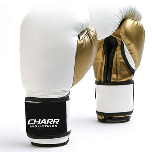 Guantes de Boxeo de Cuero de Diseño Personalizado con Costuras Resistentes, Forro de Tela Transpirable, Cierre de Gancho y Bucle, Antideslizantes - Product Image 1