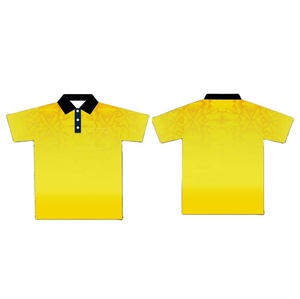 Jersey Polo personalizado hecho a medida gráfico impreso Polo todo 100% poliéster sobre sublimación impresión Jersey estampado patrón Botón de punto - Product Image 2