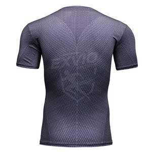 T-shirts de compression personnalisés à manches courtes, légers, pour hommes - Product Image 2