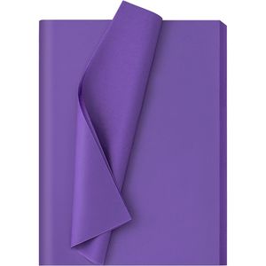 Bolsas de Regalo de Papel de Seda Morado, 115 Hojas, 14 x 20 Pulgadas, Paquete de Papel para Envolver Regalos y Otros Proyectos de Manualidades - Product Image 1