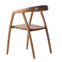 Chaise nordique chaises en bois massif chaise de café moderne chaise de salle à manger minimaliste pour hôtel et Restaurant Banquet ensemble de meubles de cuisine