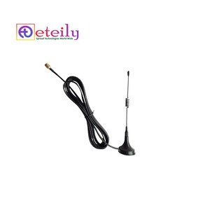 ฐานแม่เหล็กติดตั้งง่าย GSM 3dBi เสาอากาศแม่เหล็กแบบสปริง พร้อมสาย RG174 + ขั้วต่อ SMA ตัวผู้ สำหรับใช้งานกลางแจ้ง - Product Image 1