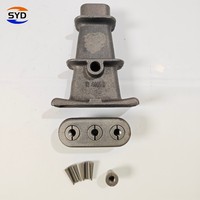 SYD Meilleur Fournisseur Cheville de Tirant Précontrainte 12,7 MM Filetage M6 Tête Plate en Acier Allié 1860 MPa Surface Noircie Brillante Noire