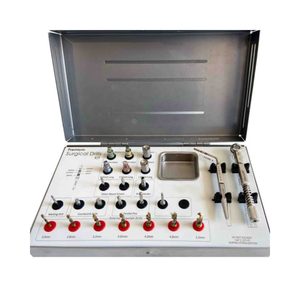 Kit Premium de Expansión Ósea para Implantes Dentales de Acero Inoxidable Manual, Juego de Instrumentos de Cirugía Oral Autoclavables Ergonómicos de 3 Mandíbulas - Product Image 1