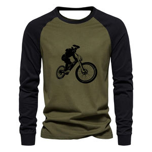 Camiseta Iconic Tradition personalizada 100% algodón de manga larga para hombre - Product Image 1