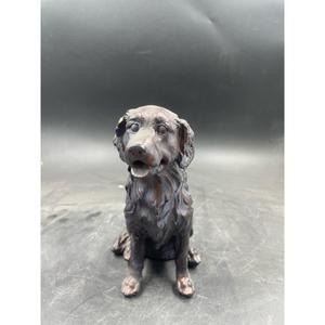 Escultura de Perro de Bronce a Precio de Fábrica, Última Llegada, Estatua de Perro Hecha a Mano para Decoración de Exteriores del Hogar - Product Image 1