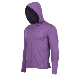 Ropa Deportiva Unisex a la Moda, Talla Grande, Sudadera Ajustada con Cremallera Frontal y Manga Larga, Ropa de Gimnasio de Secado Rápido y Transpirable - Product Image 4