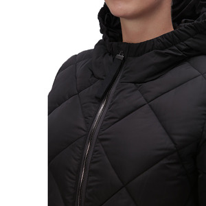 Vestes longues matelassées pour femmes de bonne qualité, couleur personnalisée / Veste longue matelassée pour femmes respirante et à séchage rapide - Product Image 3